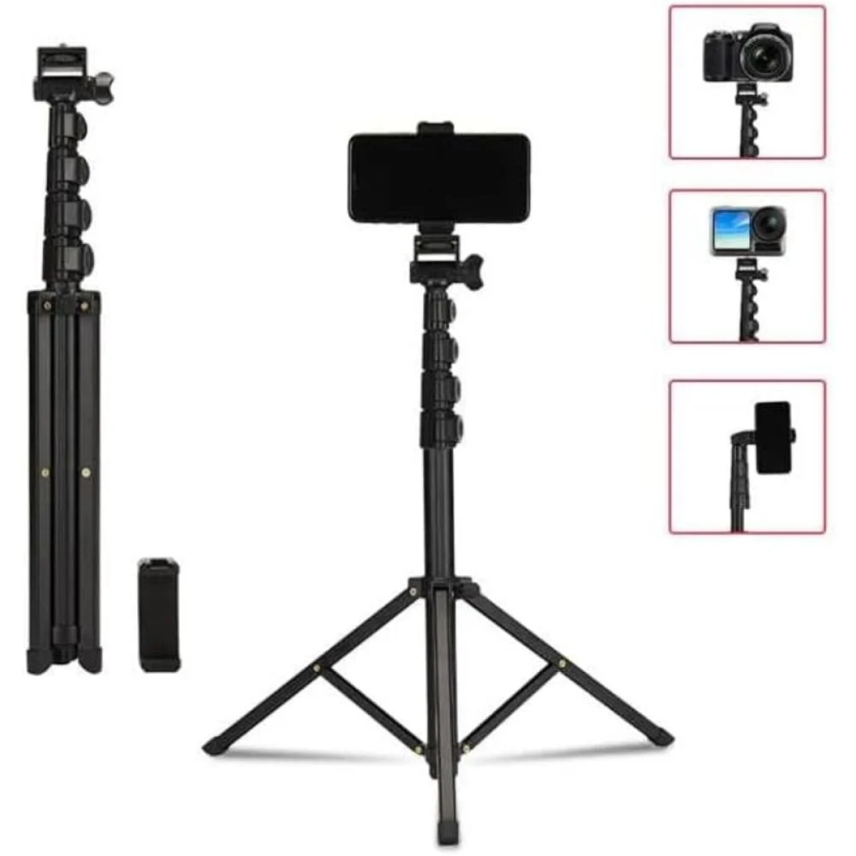 MT-39 Selfie Stick Τρίποδο Κινητού Μαύρο