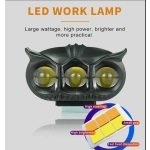Owl Shape 4 LED Προβολάκι Ομίχλης Universal 3 Led