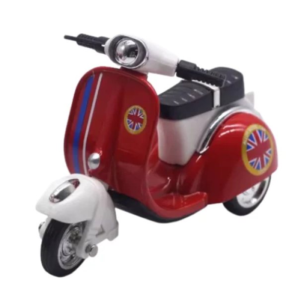 Παιχνίδι Μινιατούρα Τρίκυκλο Diecast 5315-12 Κόκκινο