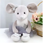 Παιδικό λούτρινο ποντικάκι - γκρι - Image 5