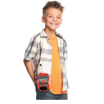 Παιδικό σετ Walkie Talkie Cars 2τμχ με εμβέλεια έως 200m κόκκινο TW12DC - Image 4