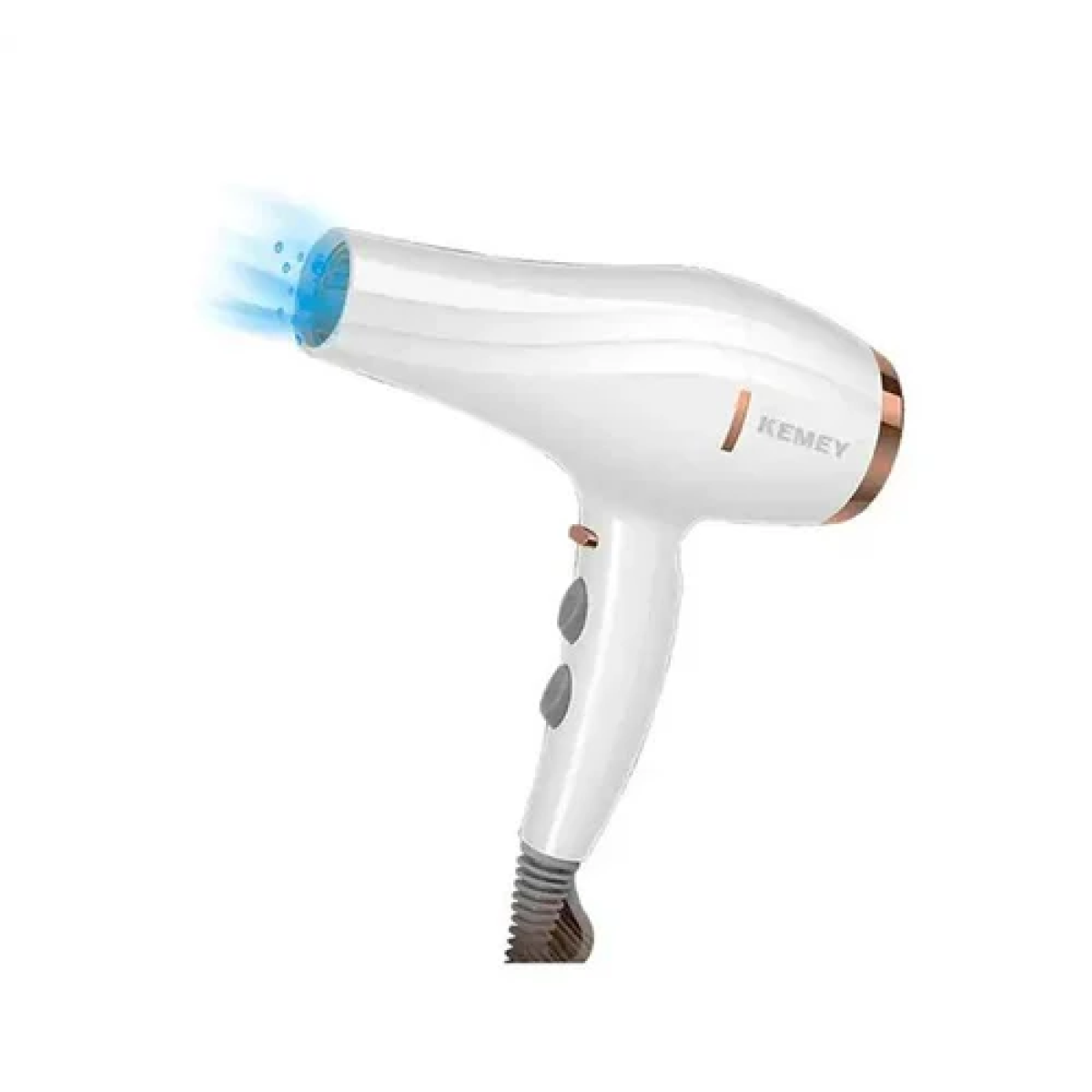 Πιστολάκι μαλλιών - Hair Dryer Kemei KM-8220 λευκό - Image 2