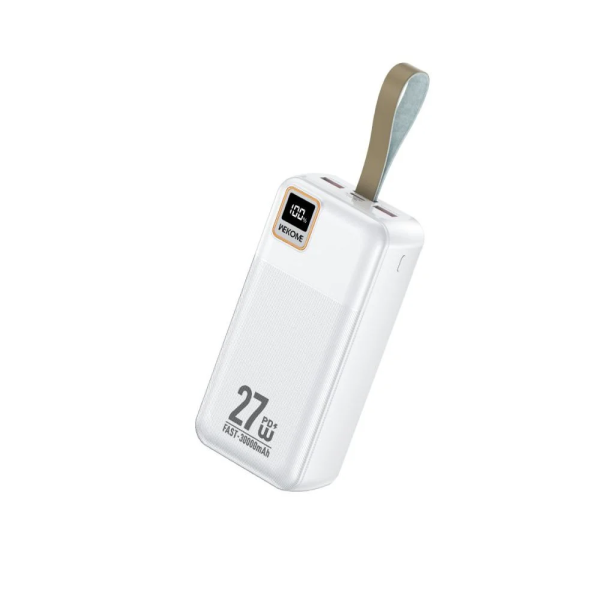 Power Bank 30000mAh με 2 Θύρες USB-A & 1 Θύρα USB-C WK WP-96