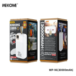 Power Bank 30000mAh με 2 Θύρες USB-A & 1 Θύρα USB-C WK WP-96