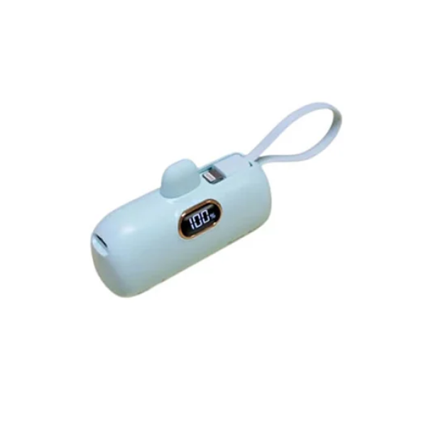 Power Bank γρήγορης φόρτισης 5000mAh 22.5W Treqa TR-974 γαλάζιο