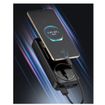Powerbank 20000mAh Γρήγορη φόρτιση 22.5W με 4 Καλώδια - Μαύρο R52F