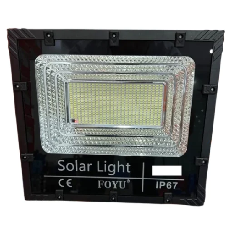 Προβολέας Ηλιακός LED 200w 136LED 6500K με Πάνελ & Τηλεχειριστήριο FOYU F29