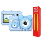 Ψηφιακή Φωτογραφική Μηχανή Ποντίκι για Παιδιά D32 Με Τρίποδο Μπλε και ΔΩΡΟ η λαμπάδα