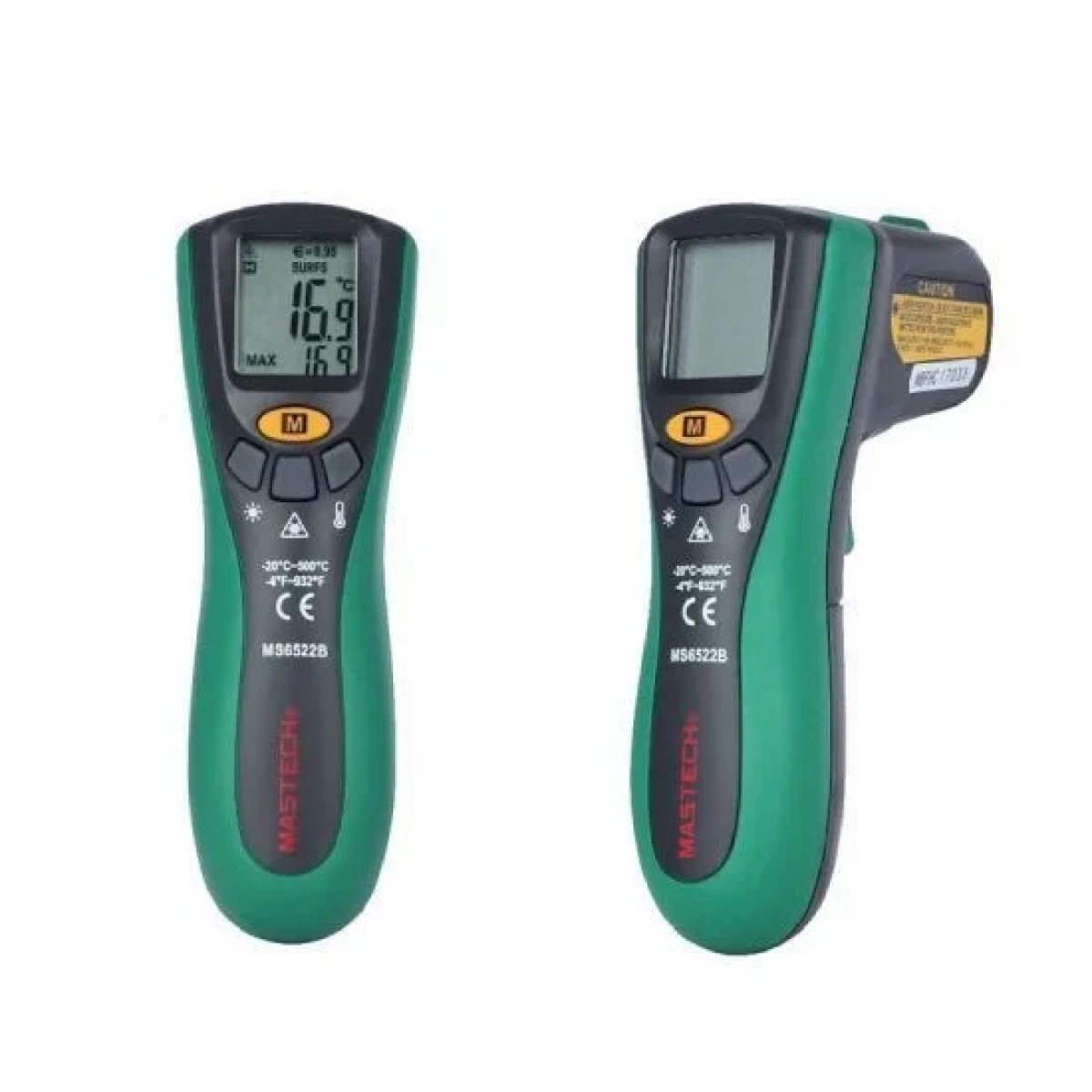 Ψηφιακό Θερμόμετρο Υπερύθρων (-20~500°C) Mastech MS6522B