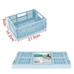 Πτυσσόμενο καλάθι αποθήκευσης θαλασσί 2001755