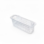Ράφι Μπάνιου Διάφανο Με Βεντούζες 26x7x8.5cm