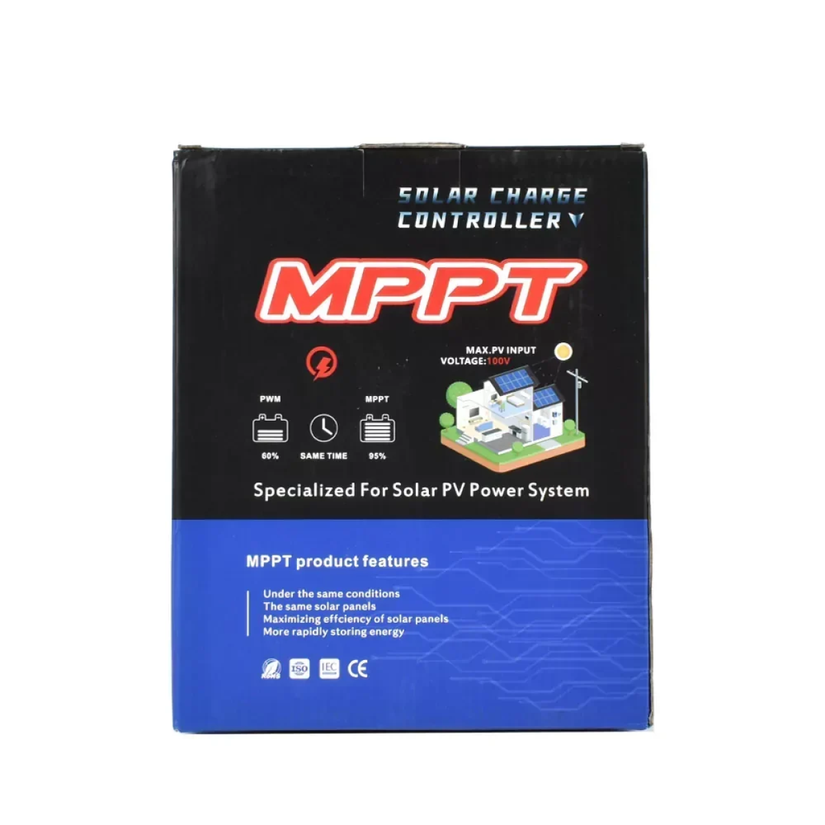 Ρυθμιστής φόρτισης MPPT 12V 20A - μαύρο - Image 3