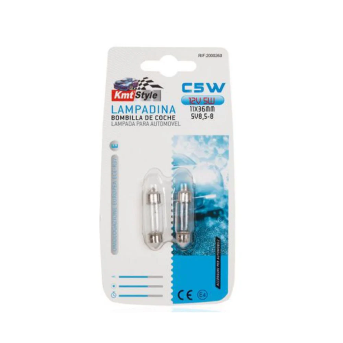 Σετ Λαμπάκια C5W-12V-5W SV8.5-8 11x36mm