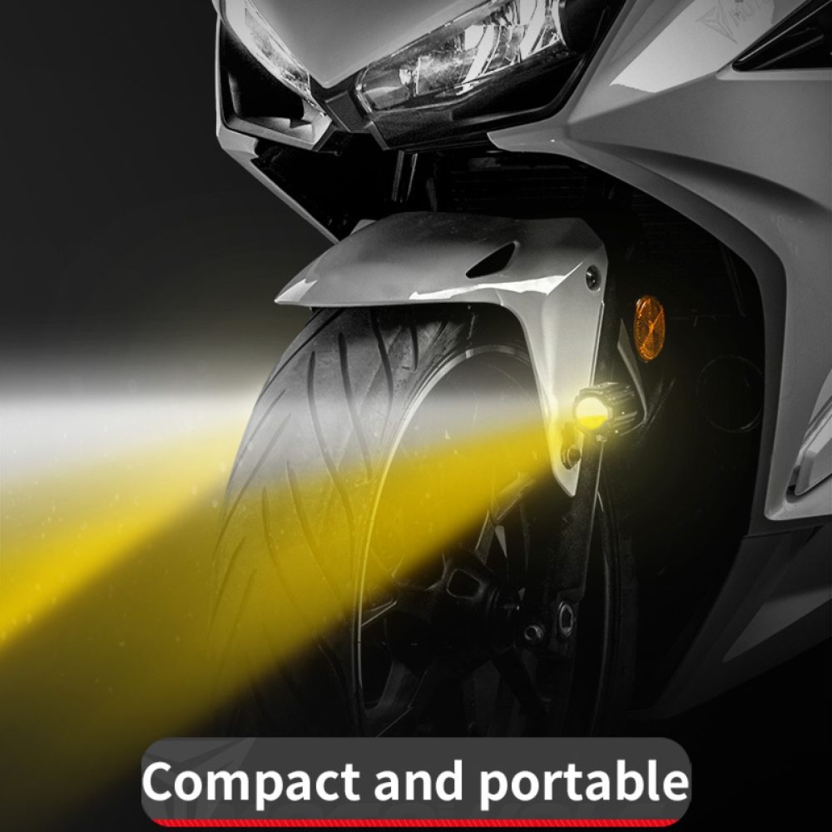 Σετ προβολάκια μοτοσυκλέτας 68W Motowolf L2