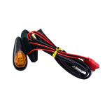 Σετ Universal Πορτοκαλί Φλας LED με Αυτοκόλλητα Τοποθέτησης OEM 2τμχ