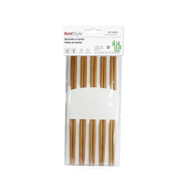 Σετ Ξυλάκια Μπαμπού Chopsticks 24cm 10τμχ
