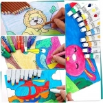 Λαμπάδα Σετ Ζωγραφικής σε Βαλιτσάκι 145τμχ KidsArt Ροζ - Image 9
