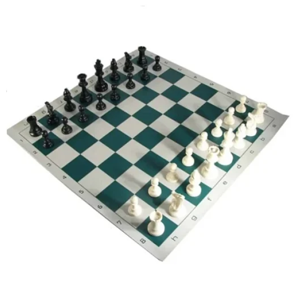 Σκάκι αναδιπλούμενο ρολό με πιόνια 34x34cm