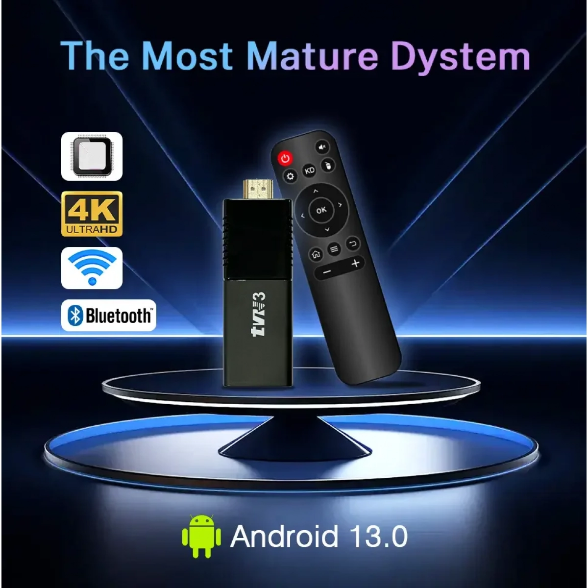 Smart TV Stick TVR3 4K Ultra HD