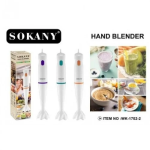 Sokany WK-1702-2 Ραβδομπλέντερ με Πλαστική Ράβδο 300W Λευκό/Πορτοκαλί