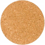 Σουβέρ Στρόγγυλα Σετ 2/τεμ από Φελλό 19x0.5cm KMT Style