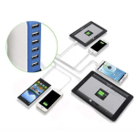 Σταθμός φόρτισης πολλαπλών συσκευών USB HUB 30W 6 θυρών