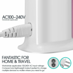 Σταθμός φόρτισης πολλαπλών συσκευών USB HUB 30W 6 θυρών Ροζ