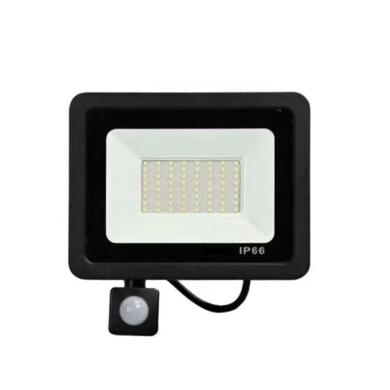 Στεγανός Προβολέας LED 100W με Φωτοκύτταρο