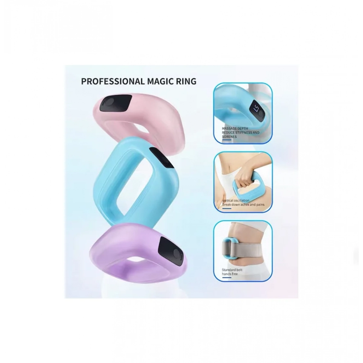 Συσκευή μασάζ δαχτυλίδι - Massage Ring μπλε - Image 6