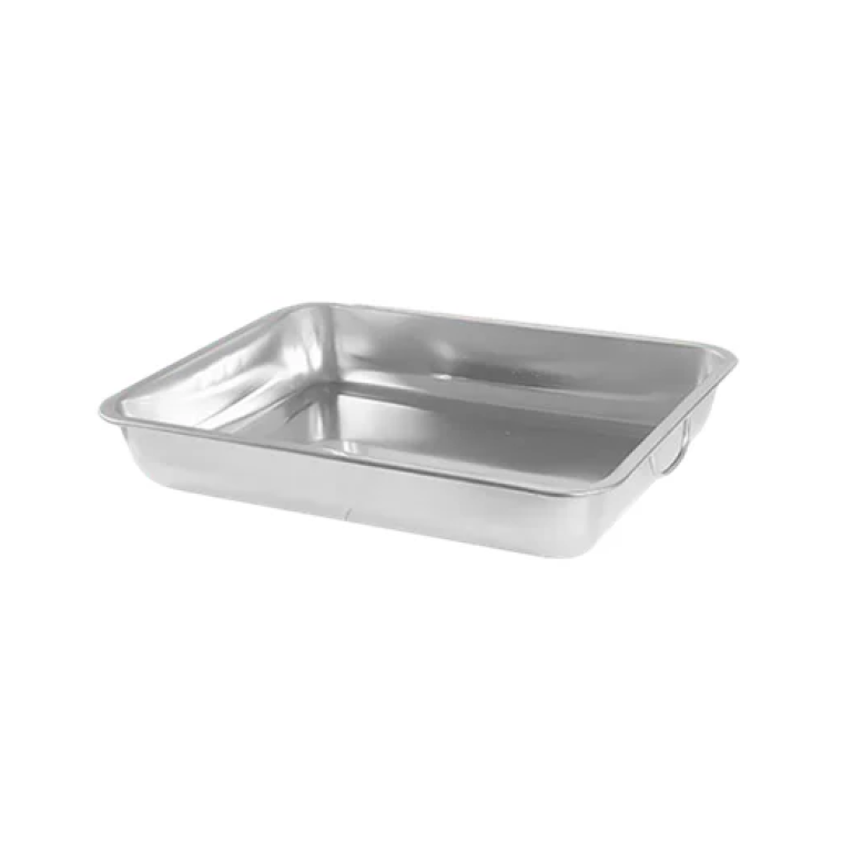 Ταψί ψησίματος από ανοξείδωτο χάλυβα 50x35x7cm ασημί 5404026