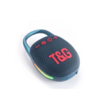 T&G TG447 5W Φορητό Subwoofer Mini LED Ασύρματο Ηχείο Bluetooth Μπλε