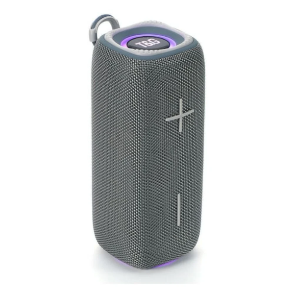 T&G Ηχείο Bluetooth με Ραδιόφωνο Γκρι