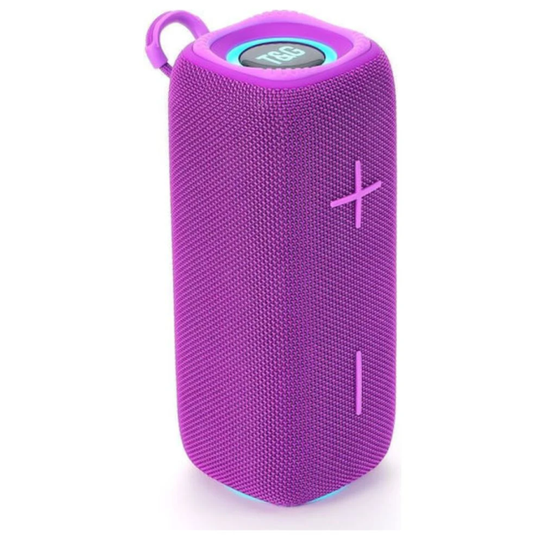 T&G TG654 Ηχείο Bluetooth με Ραδιόφωνο Μωβ