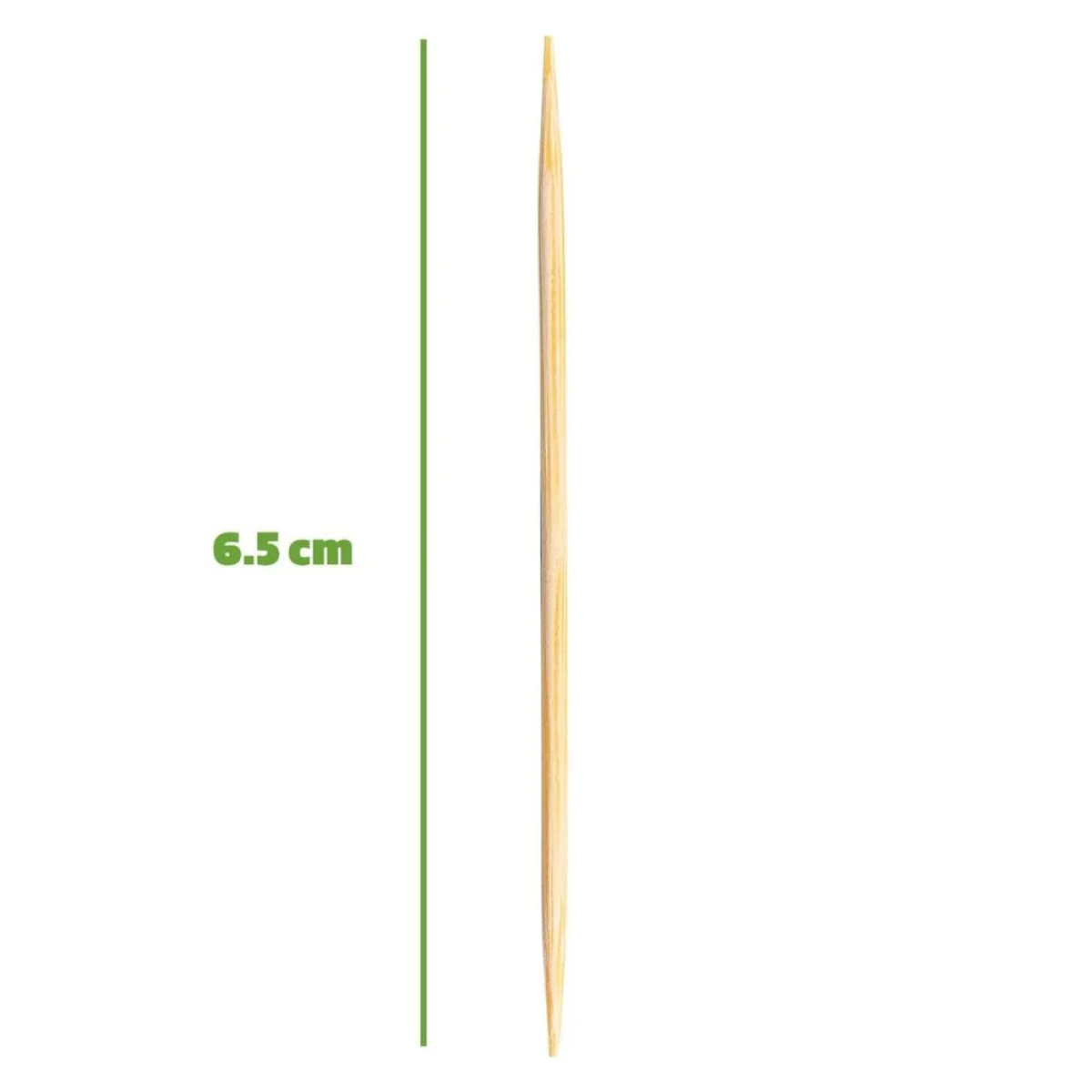 Θήκη για Οδοντογλυφίδες με Οδοντογλυφίδες Bamboo 500 τμχ