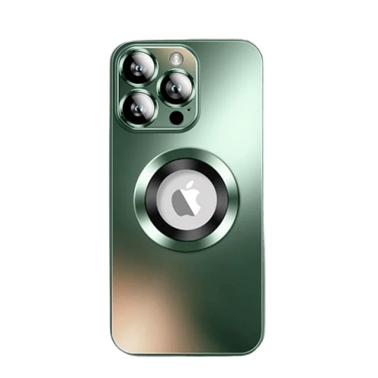 Θήκη Metal AG Glass για iPhone 16 Plus Πράσινο