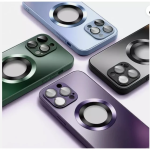 Θήκη Metal AG Glass για iPhone 16 Pro Max Μπλε