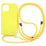 Θήκη Σιλικόνης LANYARD με Κορδόνι για iPhone 16 Pro Max Κίτρινο