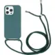 Θήκη Σιλικόνης LANYARD με Κορδόνι για iPhone 16 Pro Max Πράσινο