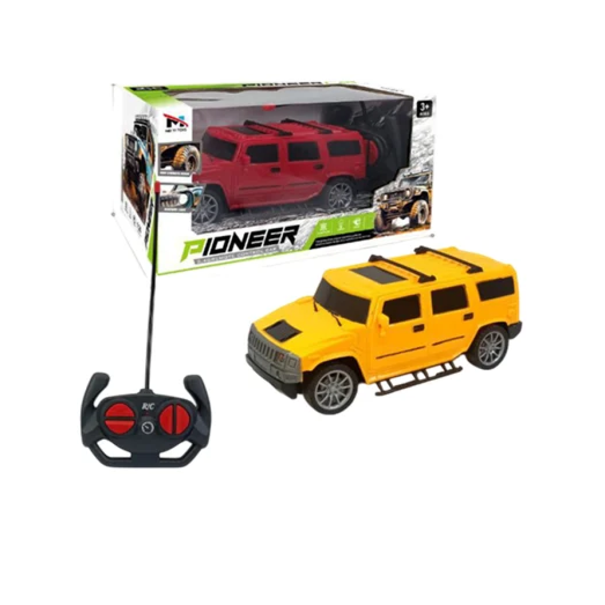 Τηλεκατευθυνόμενο αυτοκίνητο με χειριστήριο κίτρινο 039276 - Image 2