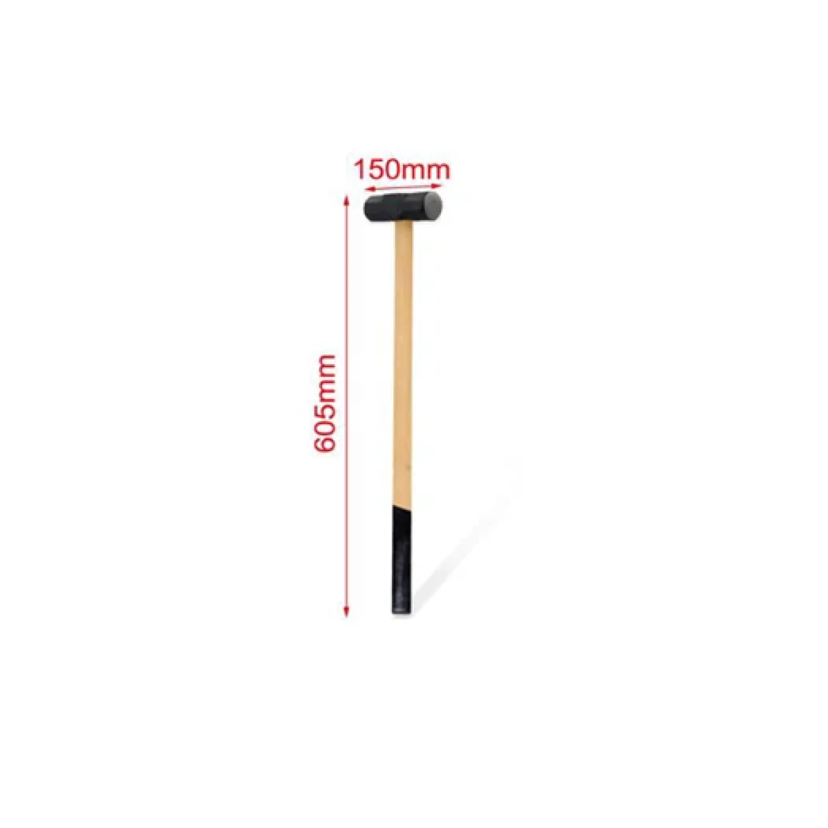 Βαριοπούλα με ξύλινη λαβή 605x150mm 2721g 9367664 - Image 2
