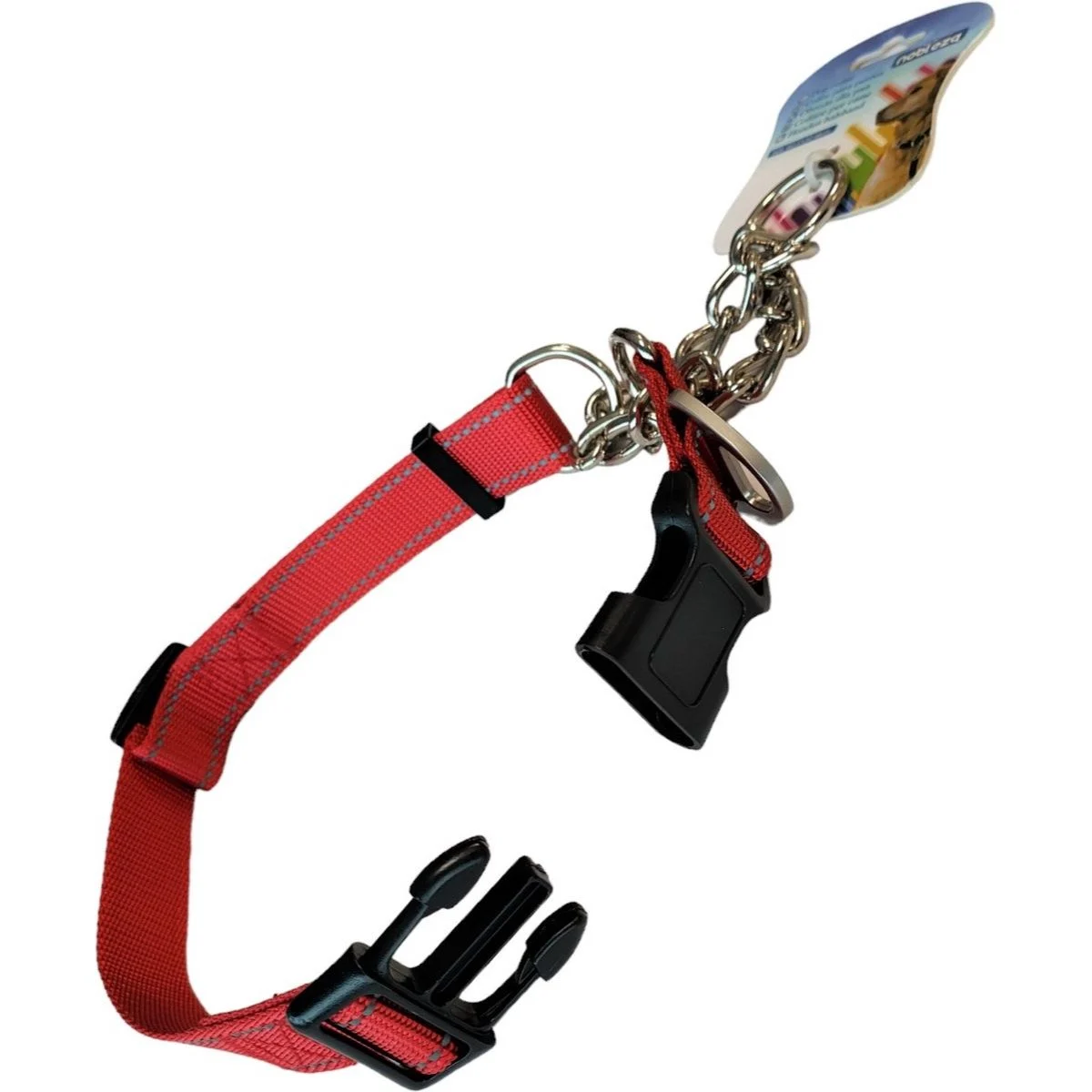 Κολάρο Εκπαίδευσης για Σκύλους W1.5*L30-45cm Small Κόκκινο