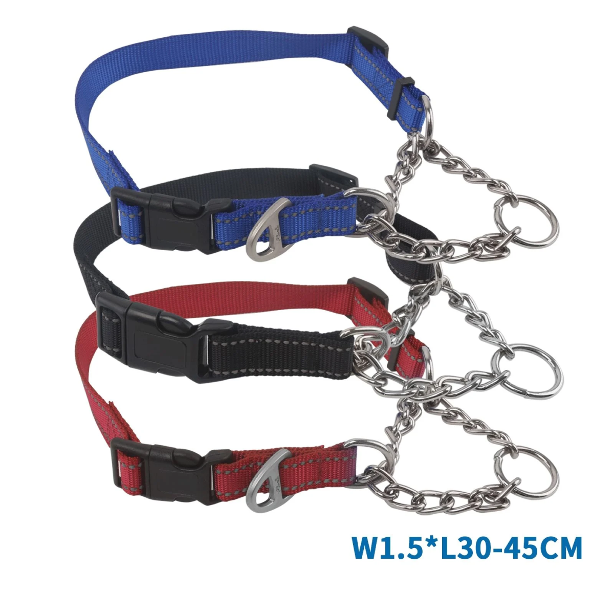 Κολάρο Εκπαίδευσης για Σκύλους W1.5*L30-45cm Small Κόκκινο