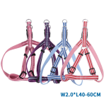 Ανακλαστικό Σαμαράκι για Σκύλους W2.0*L40-60cm Medium Μώβ