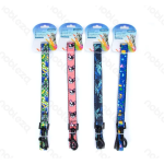 Οδηγός για Σκύλους με Σχέδιο Tropical W2*L120cm Medium Ρόζ