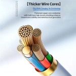 WK WDC-52a Καλώδιο Γρήγορης Φόρτισης 66W USB σε Type-C 1μ Μπεζ