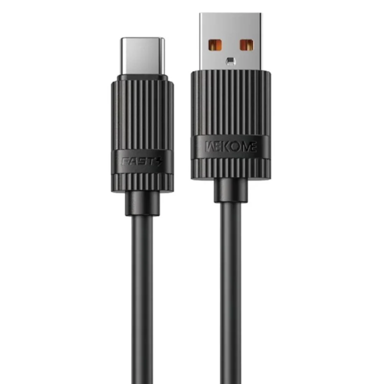 WK WDC-52a Καλώδιο Γρήγορης Φόρτισης 66W USB σε Type-C 1μ Μαύρο
