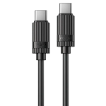 WK WDC-53 Καλώδιο PD65W Type-C σε Type-C 1μ Μαύρο