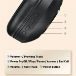 WM-13 Bluetooth Over-Ear Ασύρματα Ακουστικά Αναδιπλούμενα με Μικρόφωνο σε Λευκό Χρώμα