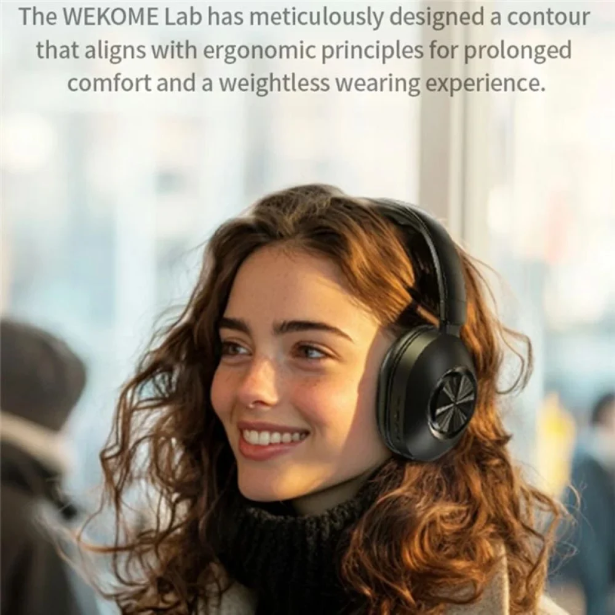 WM-13 Bluetooth Over-Ear Ασύρματα Ακουστικά Αναδιπλούμενα με Μικρόφωνο σε Μαύρο Χρώμα