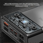 WP-93 Power bank με Οθόνη LED Power Delivery 20000mAh 4x USB & USB Type-C 27W - Μαύρο